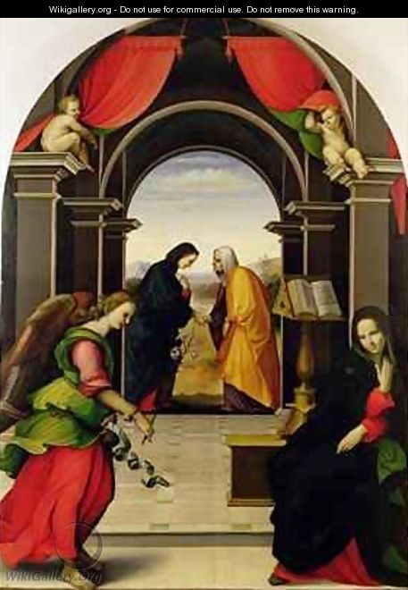 The Annunciation and the Visitation, 1518 - Girolamo Del Pacchia