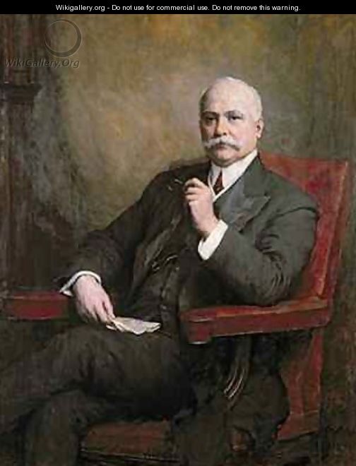 Portrait of Sir Edward Hopkinson Holden 1848-1919 First Baronet 1911 - Walter William Ouless