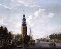 View of Amsterdam with the Montelbaanstower on the Oude Schans, 1777 - Isaak Ouwater