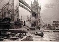 The Tower Bridge, to be Erected Over the Thames: Foundation Stone Laid by the Prince of Wales on Monday Last, from The Illustrated London News, 26th June 1886 - (after) Overend, William Heysham