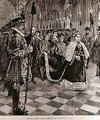 The Queen Passing through the Corridor to the House of Lords, from The Illustrated London News, 30th January 1886 - (after) Overend, William Heysham