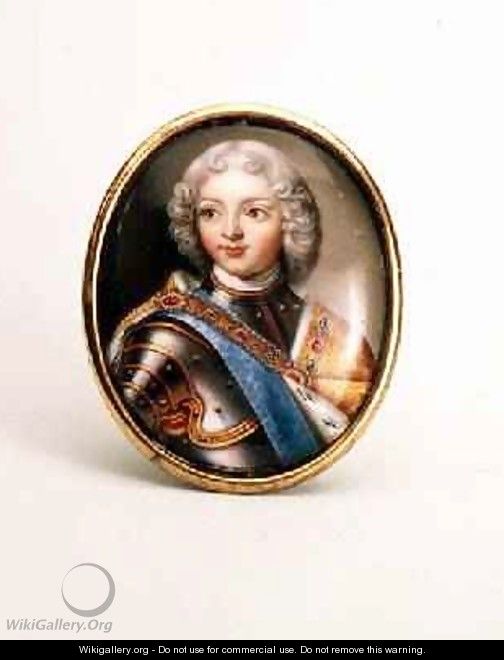 Portrait of Peter II, c.1727 - Andrei Grigorievich Ovsov