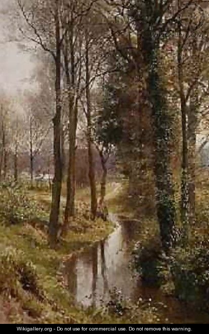 Round My House The Mill Stream, Ockham, 1880-86 - Harry Sutton Palmer
