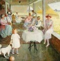 Family Gathering, 1919 - Pauline Lennards Palmer