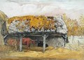A Cow Lodge with a Mossy Roof, c.1829 - Samuel Palmer