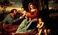 The Holy Family with the Infant St. John - Jacopo d'Antonio Negretti (see Palma Vecchio)