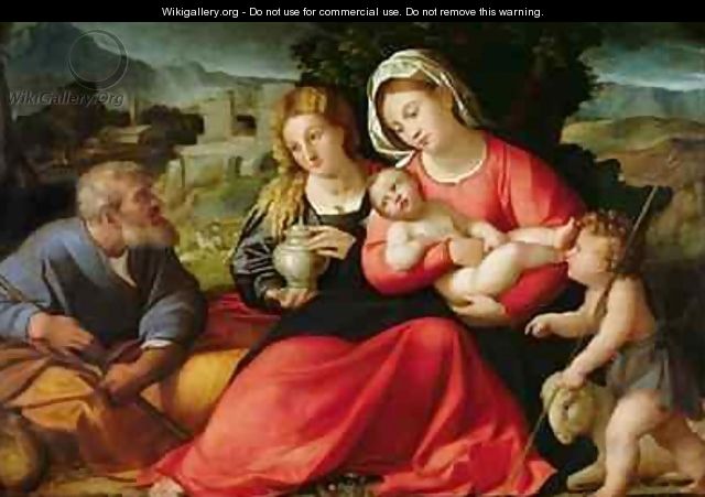The Holy Family, c.1508-12 - Jacopo d