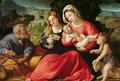 The Holy Family, c.1508-12 - Jacopo d'Antonio Negretti (see Palma Vecchio)