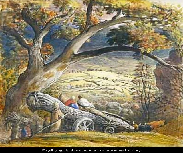 The Timber Wain, c.1833-34 - Samuel Palmer