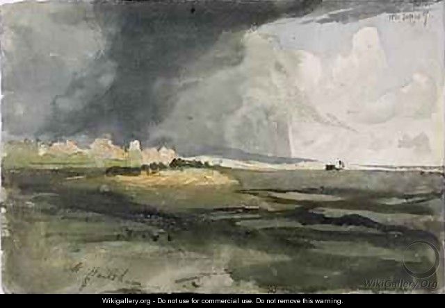 At Hailsham, Sussex: A Storm Approaching, 1821 - Samuel Palmer