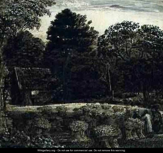 A Cornfield, Shoreham at Twilight - Samuel Palmer
