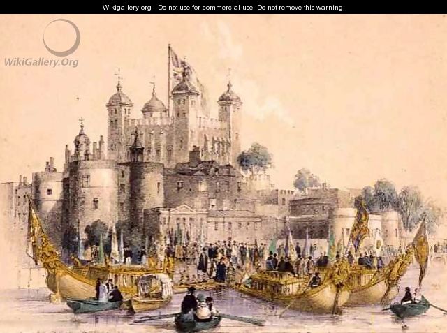 Embarkation of the Right Hon. the Lord Mayor at the Tower of London - William Parrott