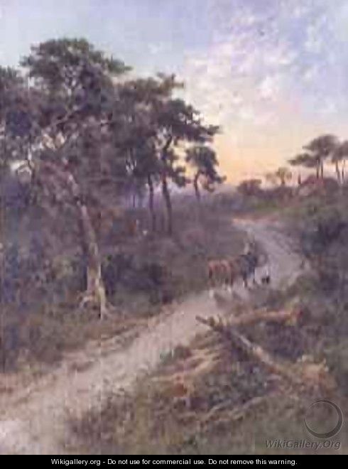 Evening on the Road to Sevenoaks - Henry Hillier Parker