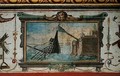 An device that allowed Archimedes (c.287-12 BC) to drag a ship ashore, Stanza della Mattematica, 1587-1609 - Giulio Parigi
