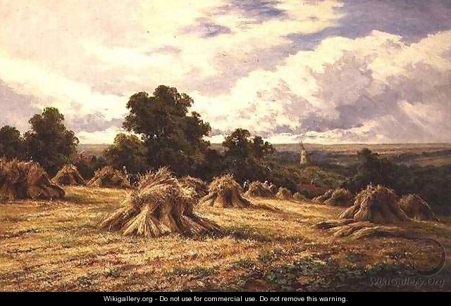 Harvested Field - Henry Hillier Parker