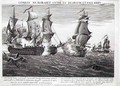 The Memorable Combat Between Captain Pearson, the Commander of The Serapis and John Paul Jones, Commander of Le Bonhomme Richard, 22nd September 1779, engraved by Balthasar Frederic Loizel - Richard Paton