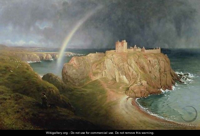 Dunnottar Castle, 1867 - Waller Hugh Paton