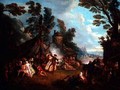 The Party in the Army Camp - Jean-Baptiste Joseph Pater