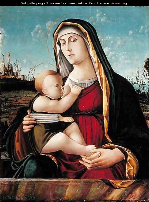 Madonna and Child with Saints and a Donor, 1504 - da Venezia Pasqualina