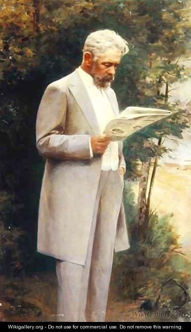 Portrait of the author Nikolay G. Garin 1852-1906 1905 - I Pass