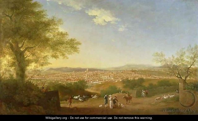 A Panoramic View of Florence from Bellosguardo, 1775 - Thomas Patch