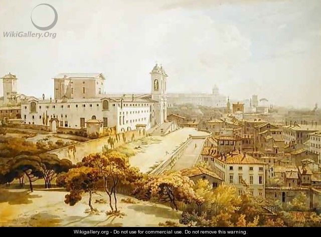 A View of Rome taken from the Pincio, 1776 - William Pars