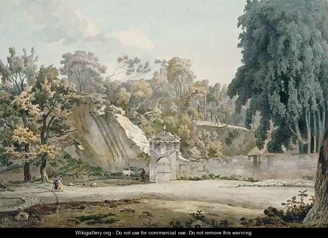 Park Gateway and Fountain - William Pars