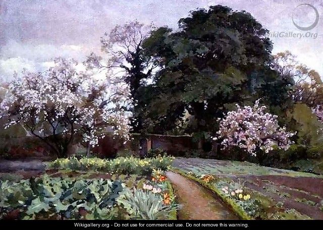A Kitchen Garden, Frome, Somerset - Alfred Parsons