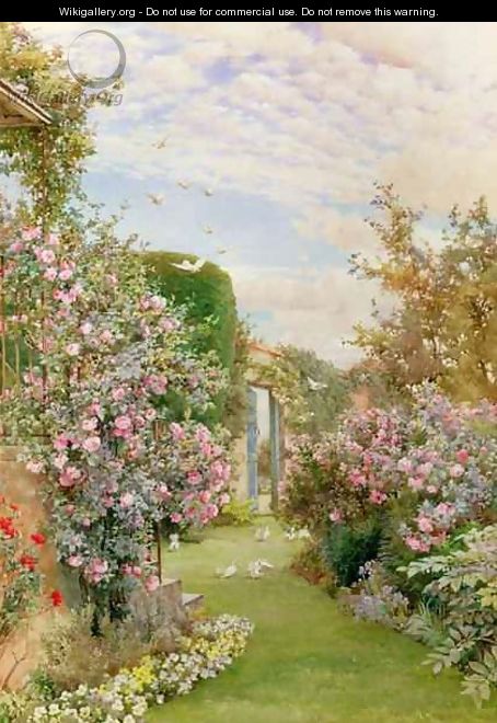 China Roses, Broadway - Alfred Parsons