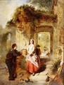 Courting at the Well, 1862 - Daniel Pasmore