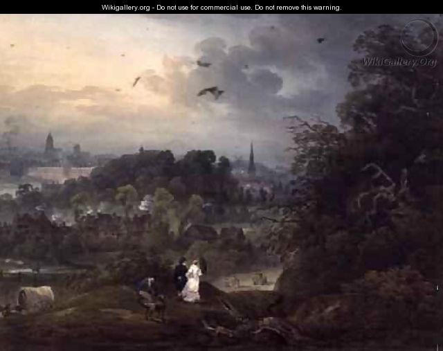 View of Shrewsbury from the North - John Pearson
