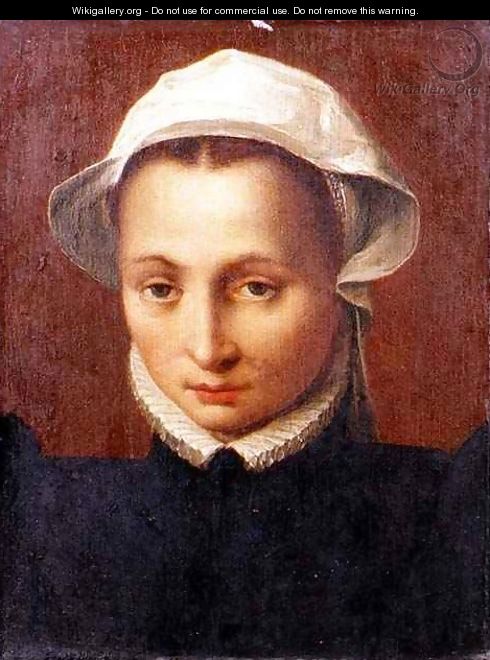 Portrait of a girl - Pieter II Peetersz