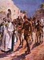 The Arab Sheikhs Hospitality to General Maude, illustration from Brave Deeds by Brave Men, by C. Sheridan Jones, pub. 1922 - Henry A. (Harry) Payne