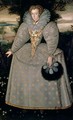 Portrait of Elizabeth Buxton nee Kemp c.1588-90 - (attr. to) Peake, Robert