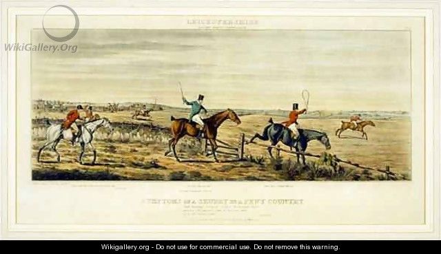 Symptoms of a Scurry, The Leicestershires, engraved by Henry Alken 1785-1851 1825 - (after) Paul, John Dean