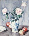 Still Life of Roses in a Blue and White Vase - Samuel John Peploe