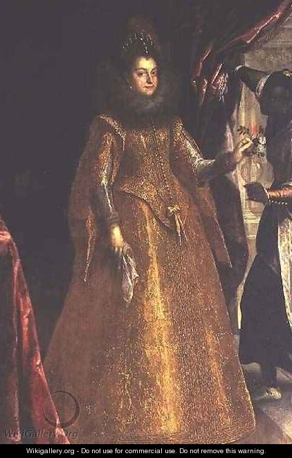 Portrait of Giulia, wife of Cesare DEste - Sante Peranda