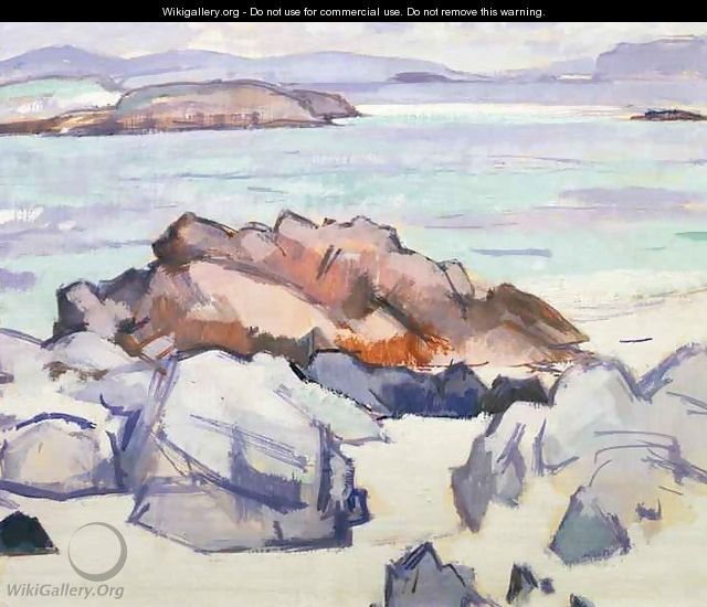 Rocks, Iona - Samuel John Peploe