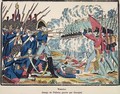 The Battle of Waterloo, 1815 engraved by Francois Georgin 1801-63 from Edition de la Revue Lorraine Illustree, pub. 1912 - (after) Pellerin, Jean-Charles