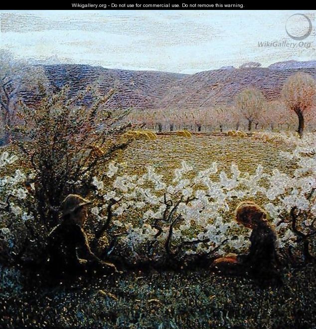 Field in Bloom - Giuseppe Pellizza da Volpedo
