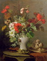 Summer Flowers in a Vase - Eugene Petit