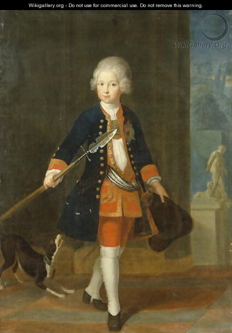 The Crown Prince Frederick II in his Corps de Cadets - Antoine Pesne