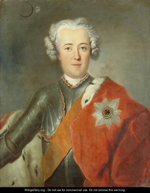 Crown Prince Frederick II, c.1740 - Antoine Pesne