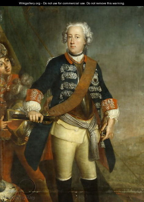 Frederick II as King - Antoine Pesne