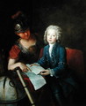 Jean-Philippe Baratier 1721-40 Presented to Minerva, 1735 - Antoine Pesne