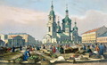 The Hay Square in St. Petersburg, c.1840 - Ferdinand Victor Perrot