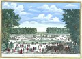 View of the Garden of the Palais des Tuilleries, from 'Vues des belles maisons de France, published 1680 - Adam Perelle
