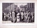 The Meeting of Camillus and Manlius After the Retreat of the Gauls, engraved by B.Barloccini, 1849 - (after) Perkins, C.C
