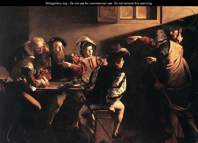 The Calling of Saint Matthew - Caravaggio