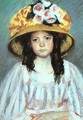 Girl in a Large Hat - Mary Cassatt